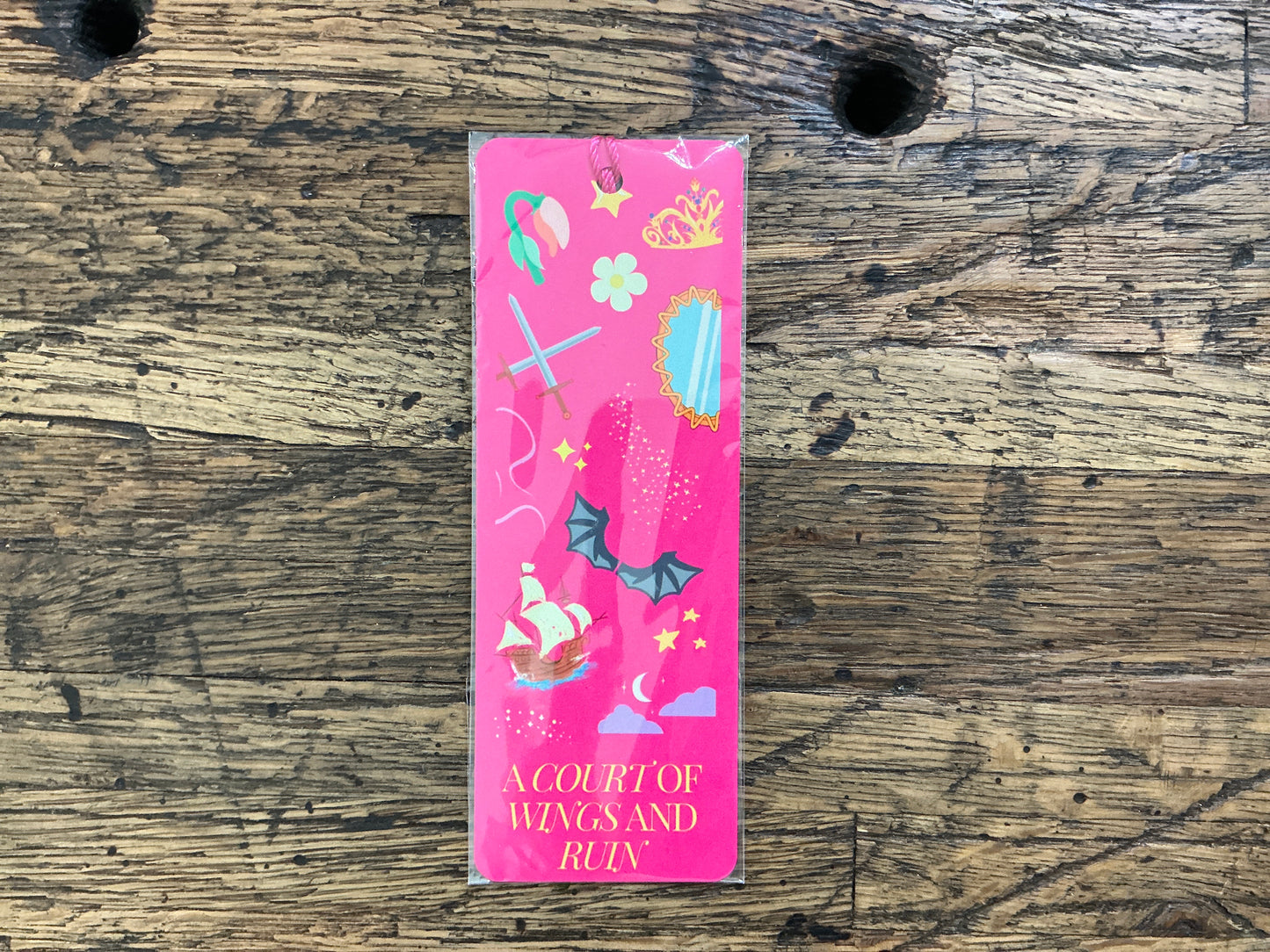 CS - SJM Collage Metal Bookmark (A Court of Wings and Ruin)