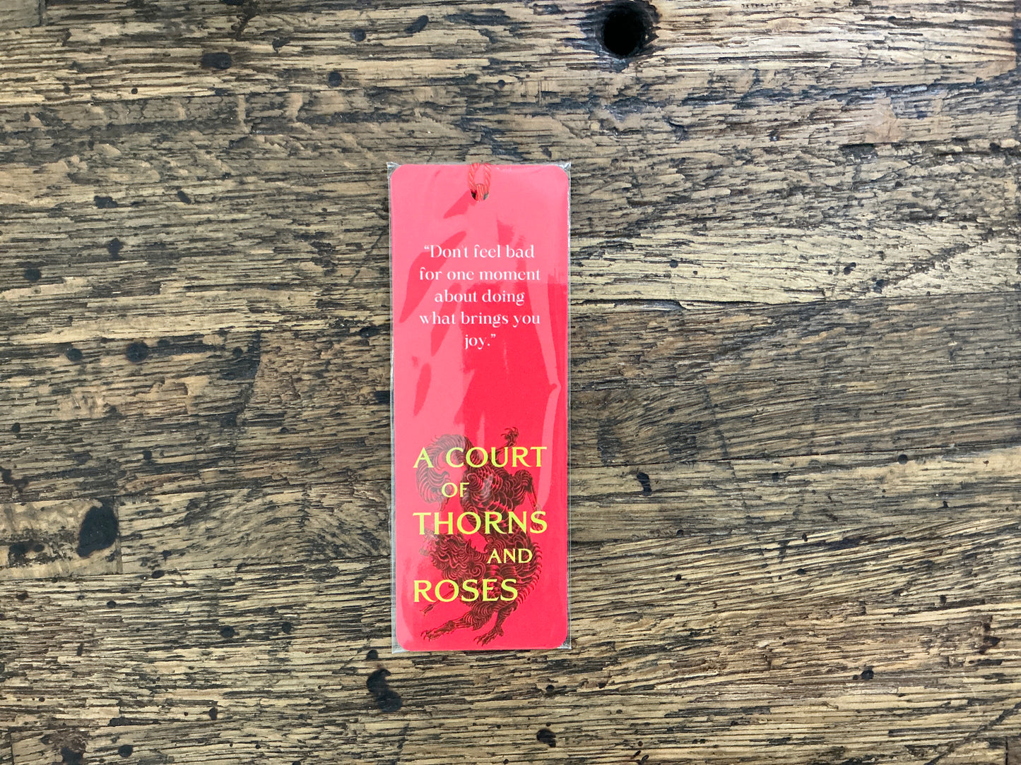 CS - SJM Quote Metal Bookmark (A Court of Thorns and Roses)