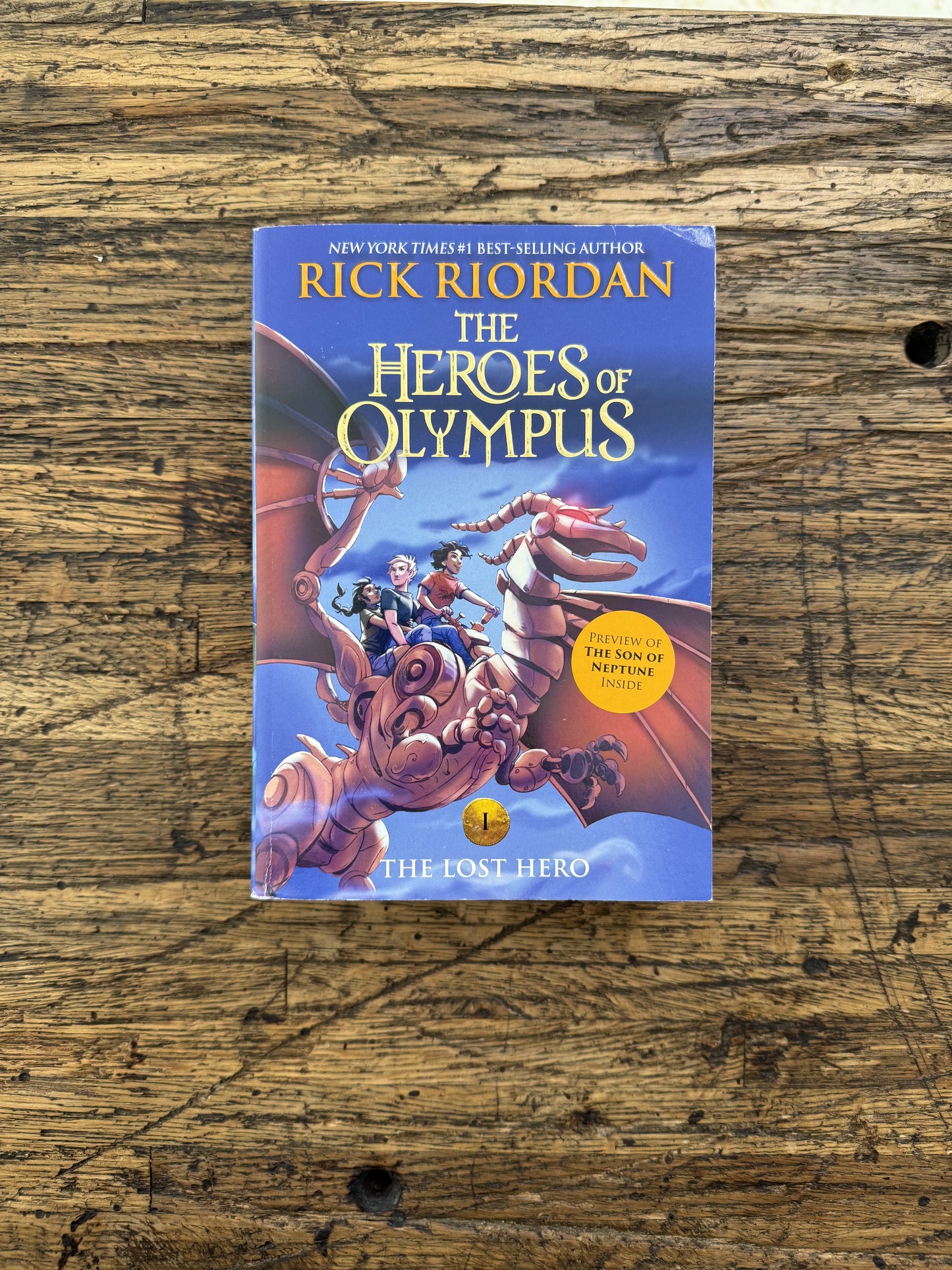 The Hero’s of Olympus: The Lost hero -mg,used