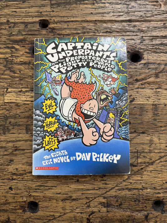 Captain Underpants and the Preposterous Plight of the Purple Potty People -used, MG