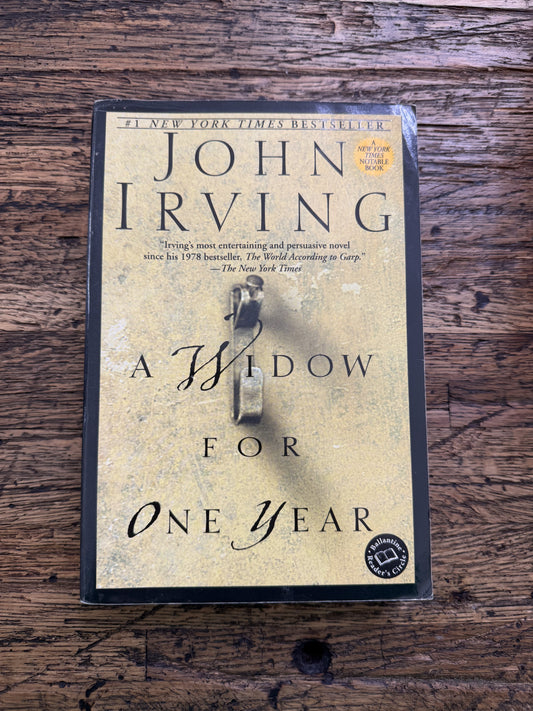 A Widow for One Year -used