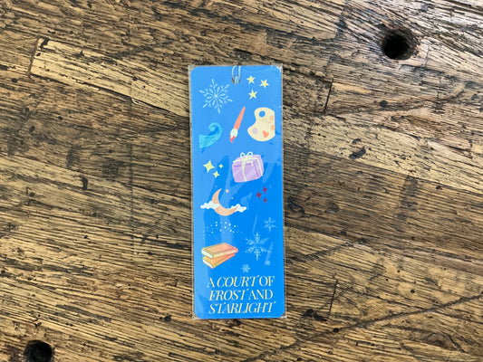 CS - SJM Collage Metal Bookmark (A Court of Frost and Starlight)