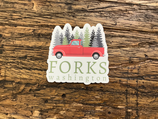 WW - Forks Washington - Twilight Sticker