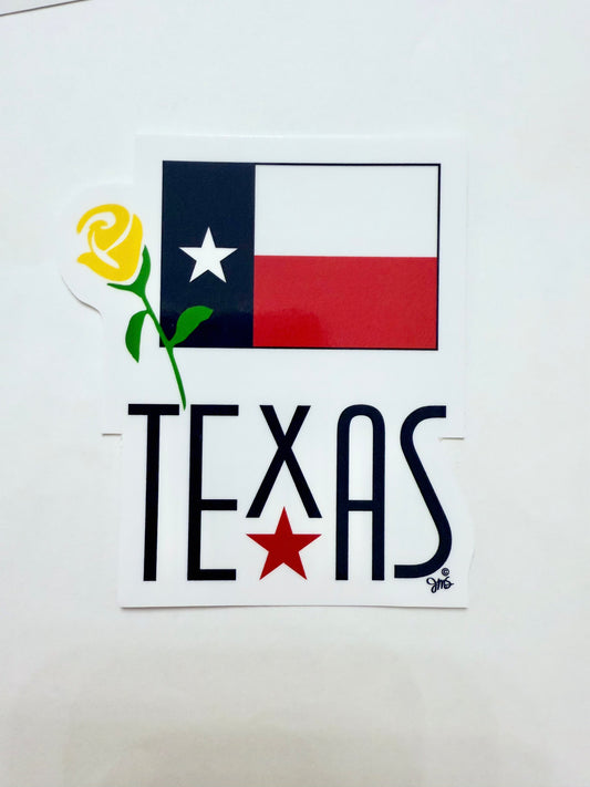STICKER - Texas Rose