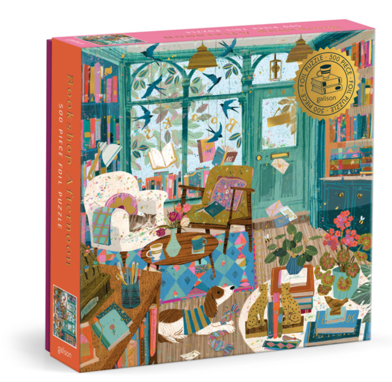 Bookshop Afternoon 500 Piece Foil Puzzle