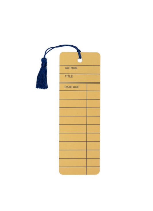Library Card Bookmark