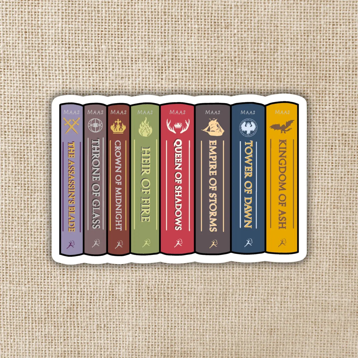 WE - Throne of Glass Series Sticker