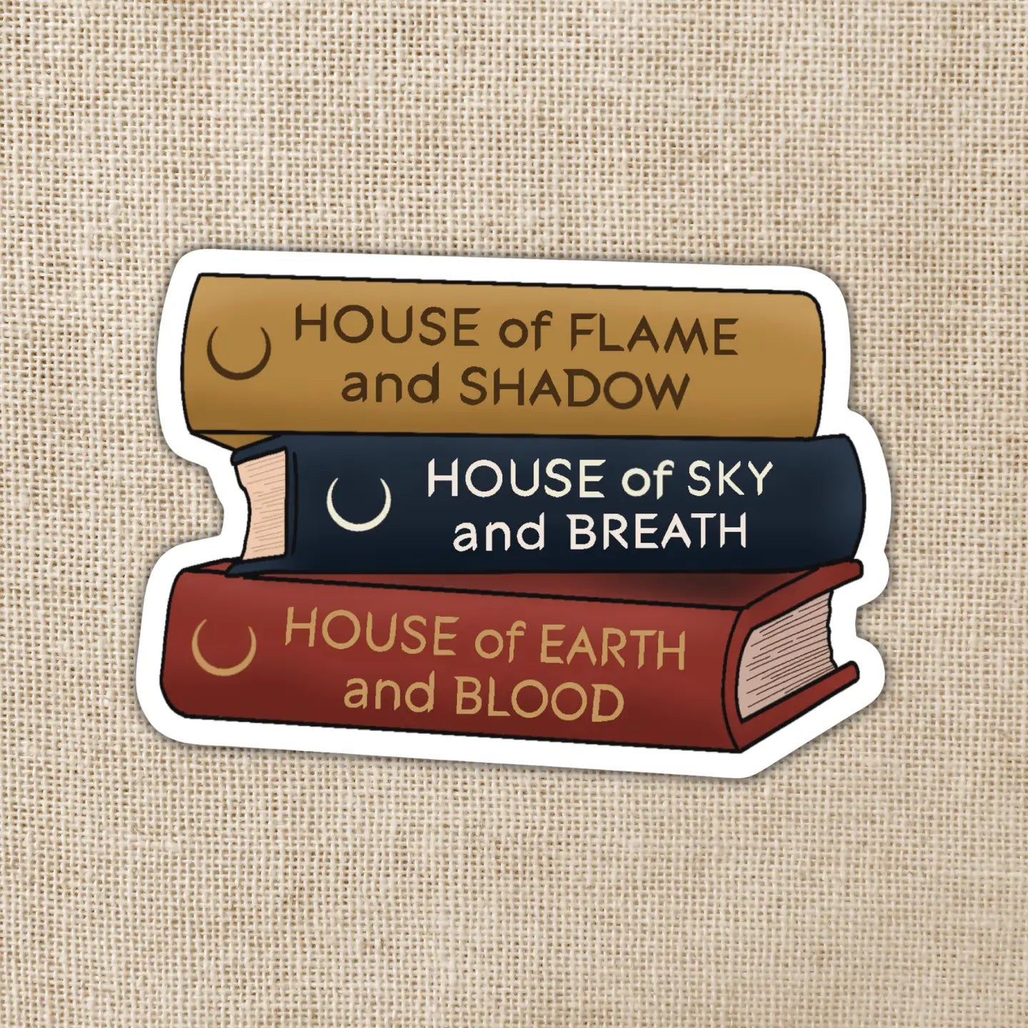 WE - Crescent City Series Stack Sticker | Sarah J. Maas