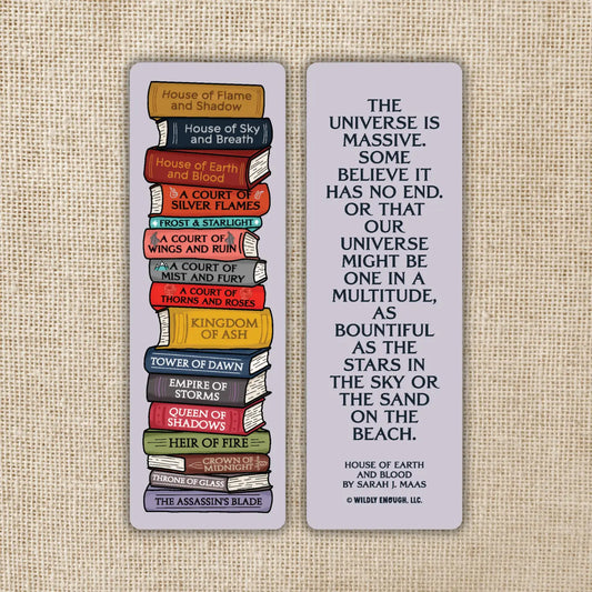 KOT - Sarah J. Maas Book Stack Bookmark