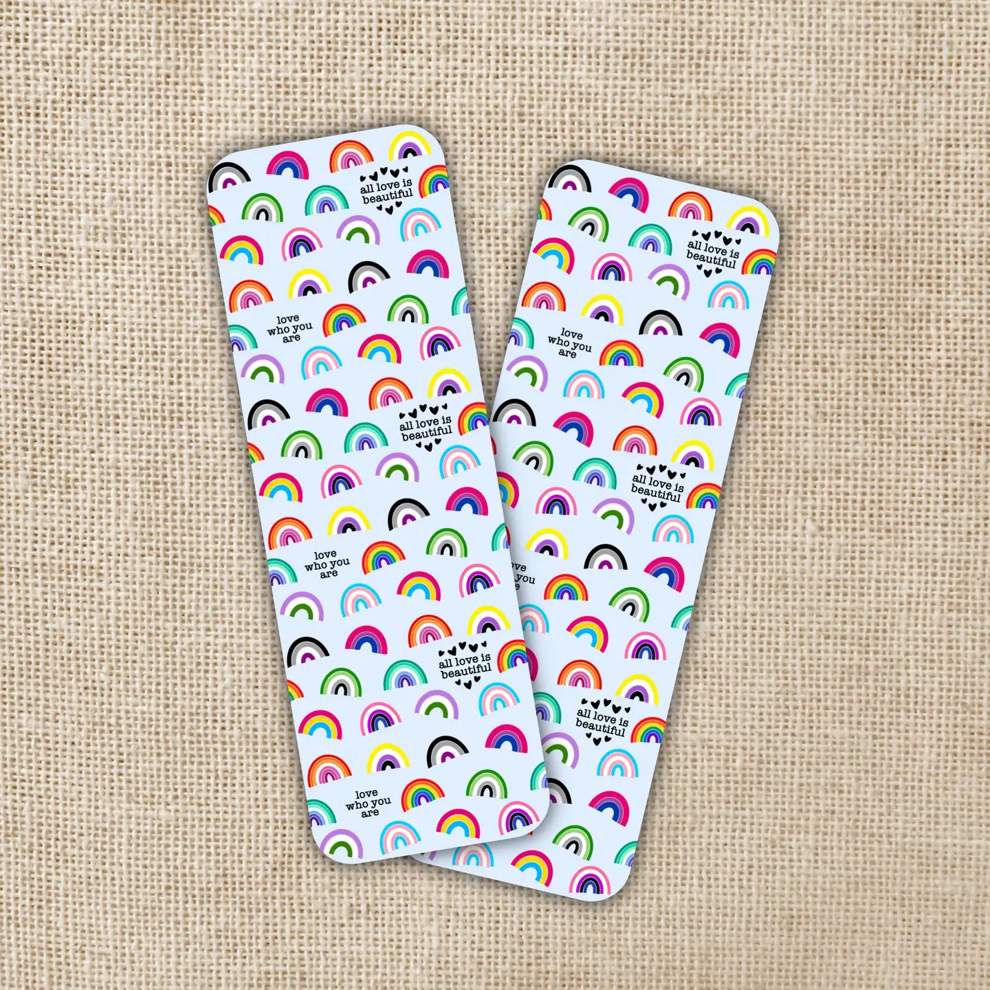 WE - Lgbtqia+ Pride Rainbows Bookmark