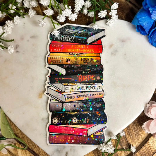 AN - Romantasy Books Cardstock Bookmark - With Tassel