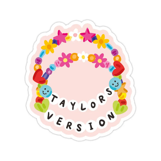 BWS - Friendship Bracelets Vinyl Sticker - Taylor Swift Inspired