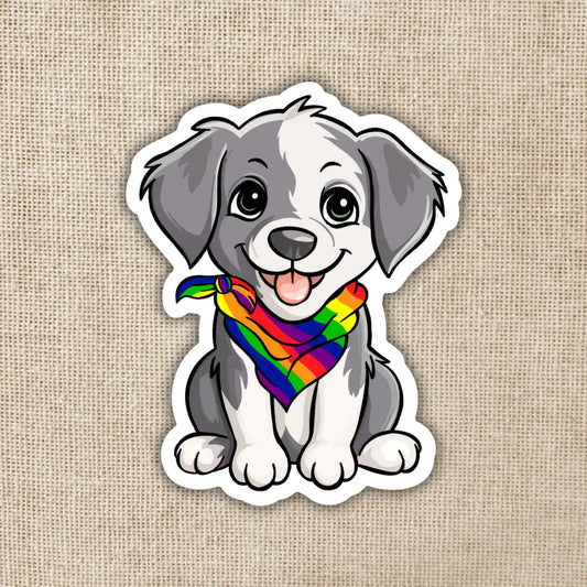 WE - Pride Puppy Sticker