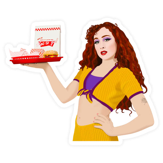 ST - Chappell Roan Hot To Go Sticker
