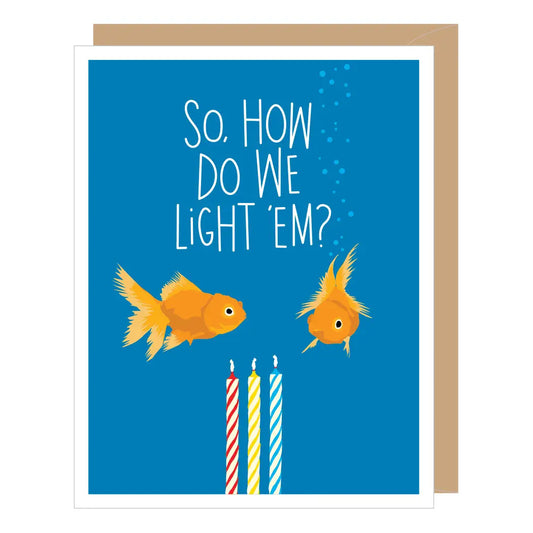 A2 - Goldfish Birthday Card