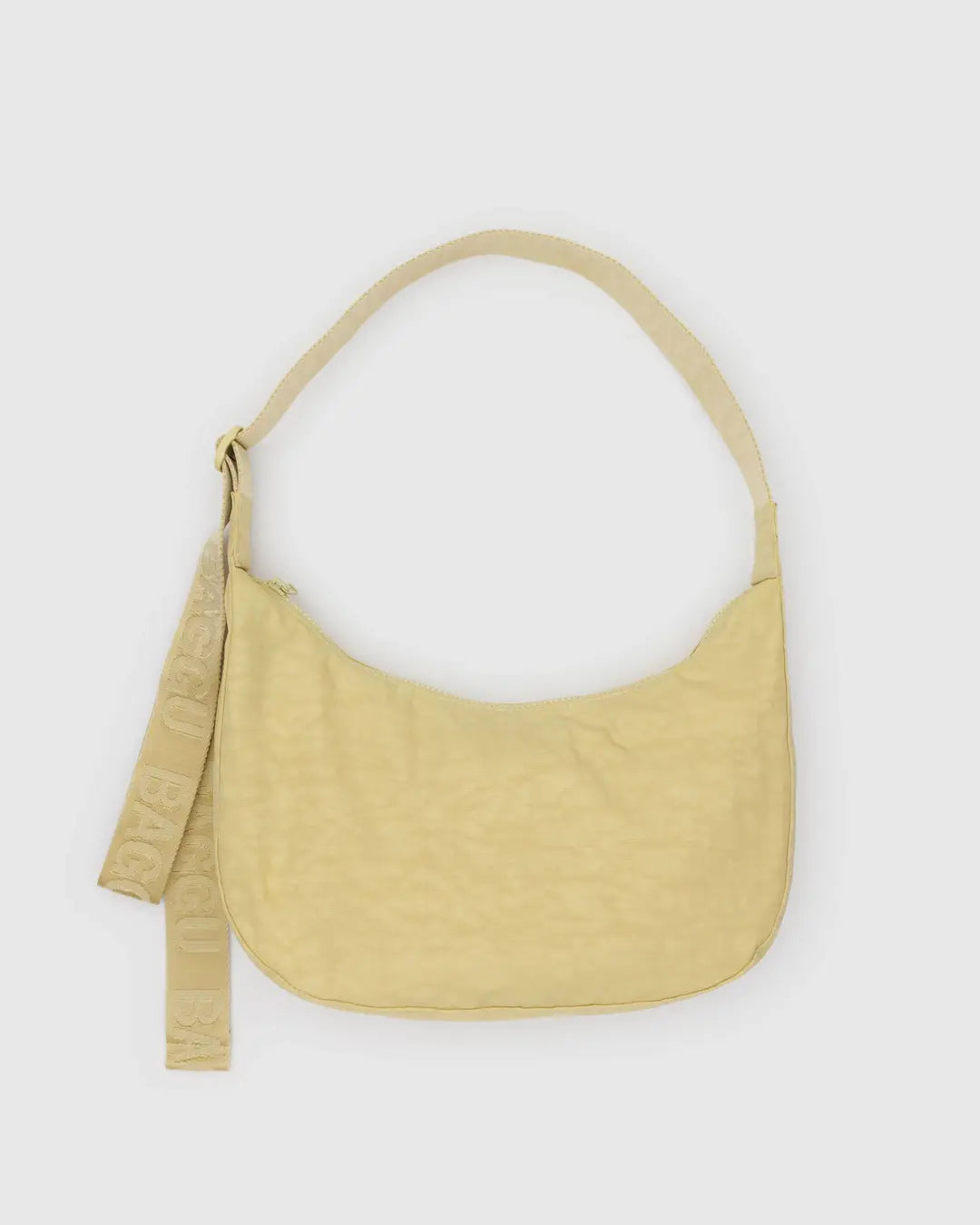 BAGGU - Medium Nylon Crescent Bag, Butter