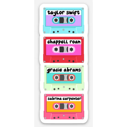 IAP - Girls Love Their Cassettes Sticker