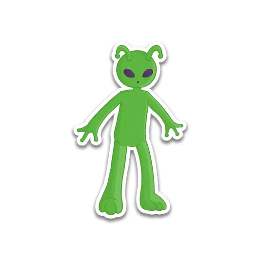 SWF - Friendly Alien Sticker