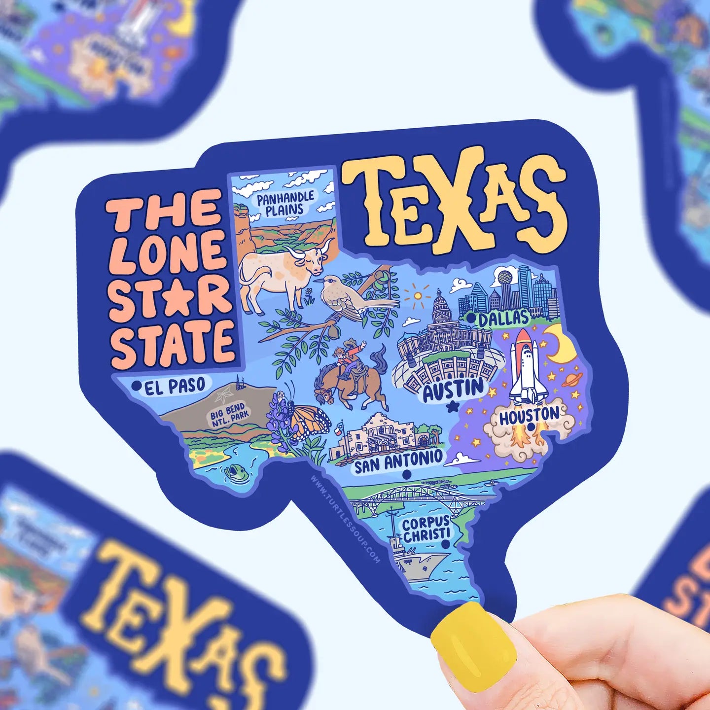 TS - Texas, Dallas, Home, Cute, City, Local, State Vinyl