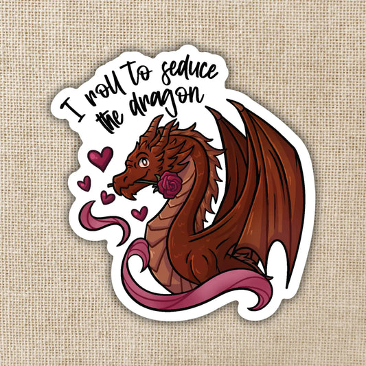 WE - Roll To Seduce Dragon Sticker