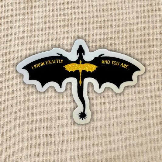 WE - Violet's Relic Holographic Sticker | Fourth Wing