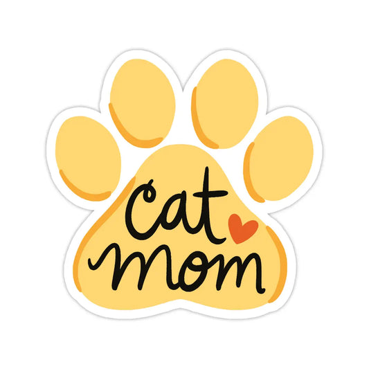 BWS - Cat Mom Vinyl Sticker