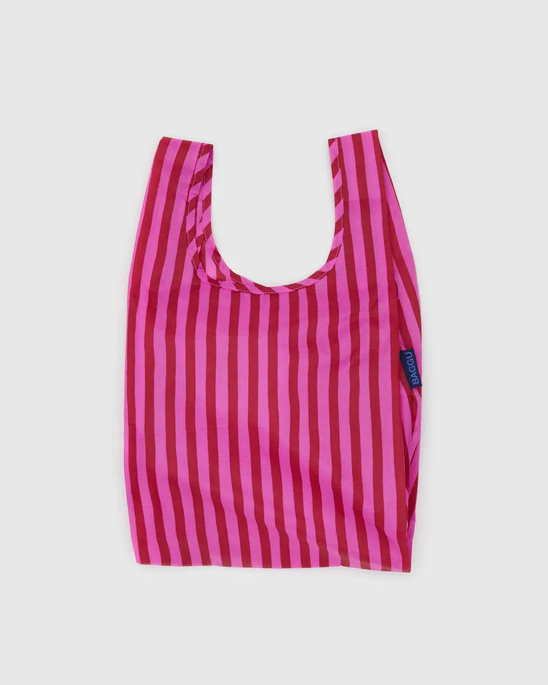 BAGGU - Baby BAGGU, Pink & Red Painted Stripes