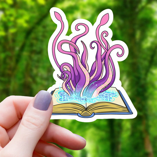 MGC - Kraken Escaping from Book Sticker