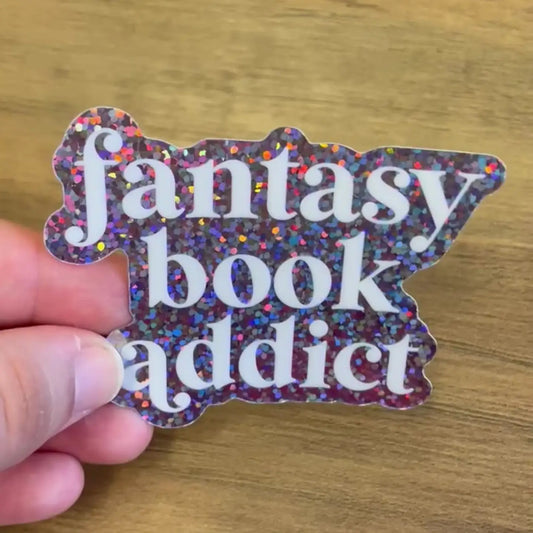 KOT - Fantasy Book Addict Sticker