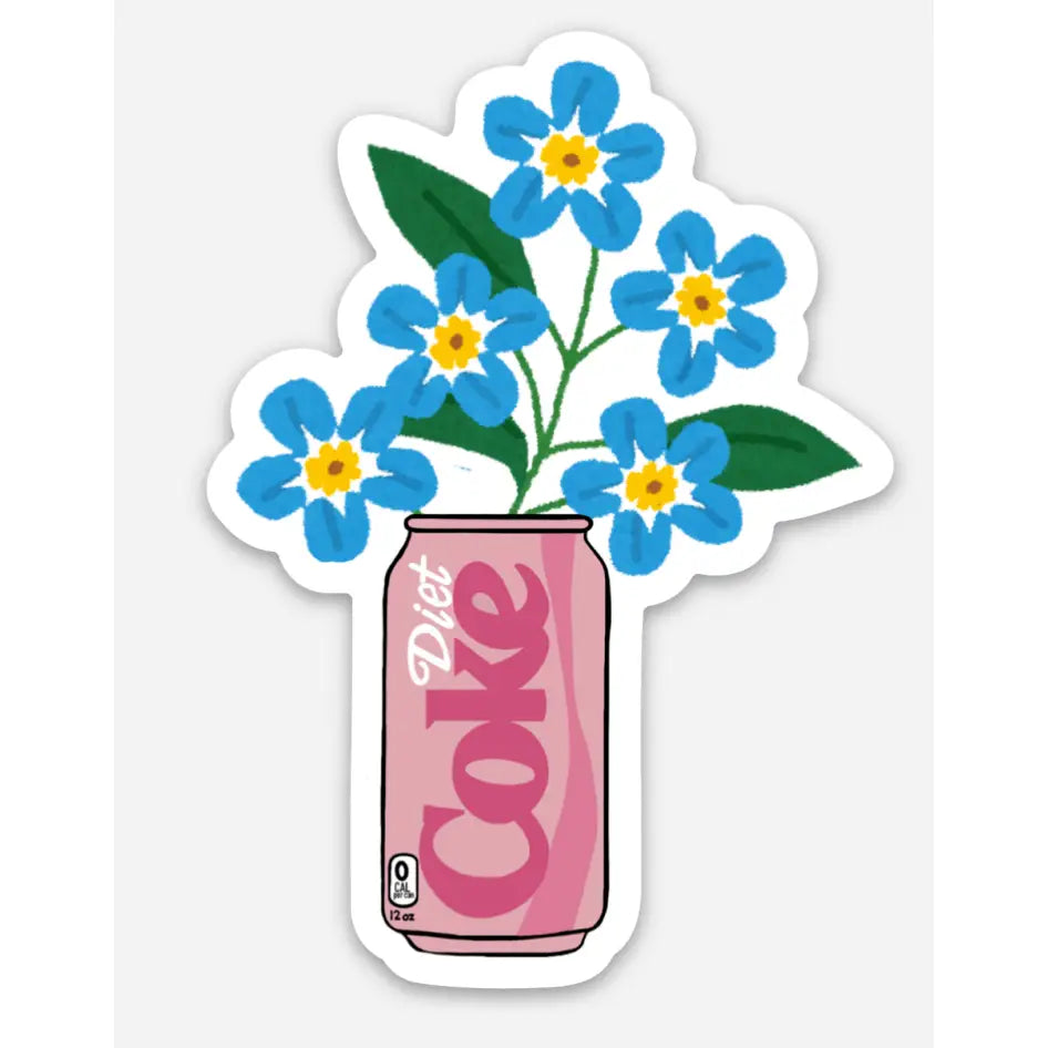 IAP - Diet Coke Flower Can Sticker