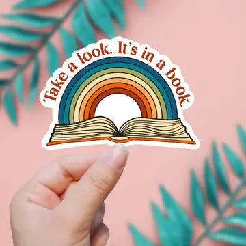 ES - Take a Look, It’s in a Book Sticker
