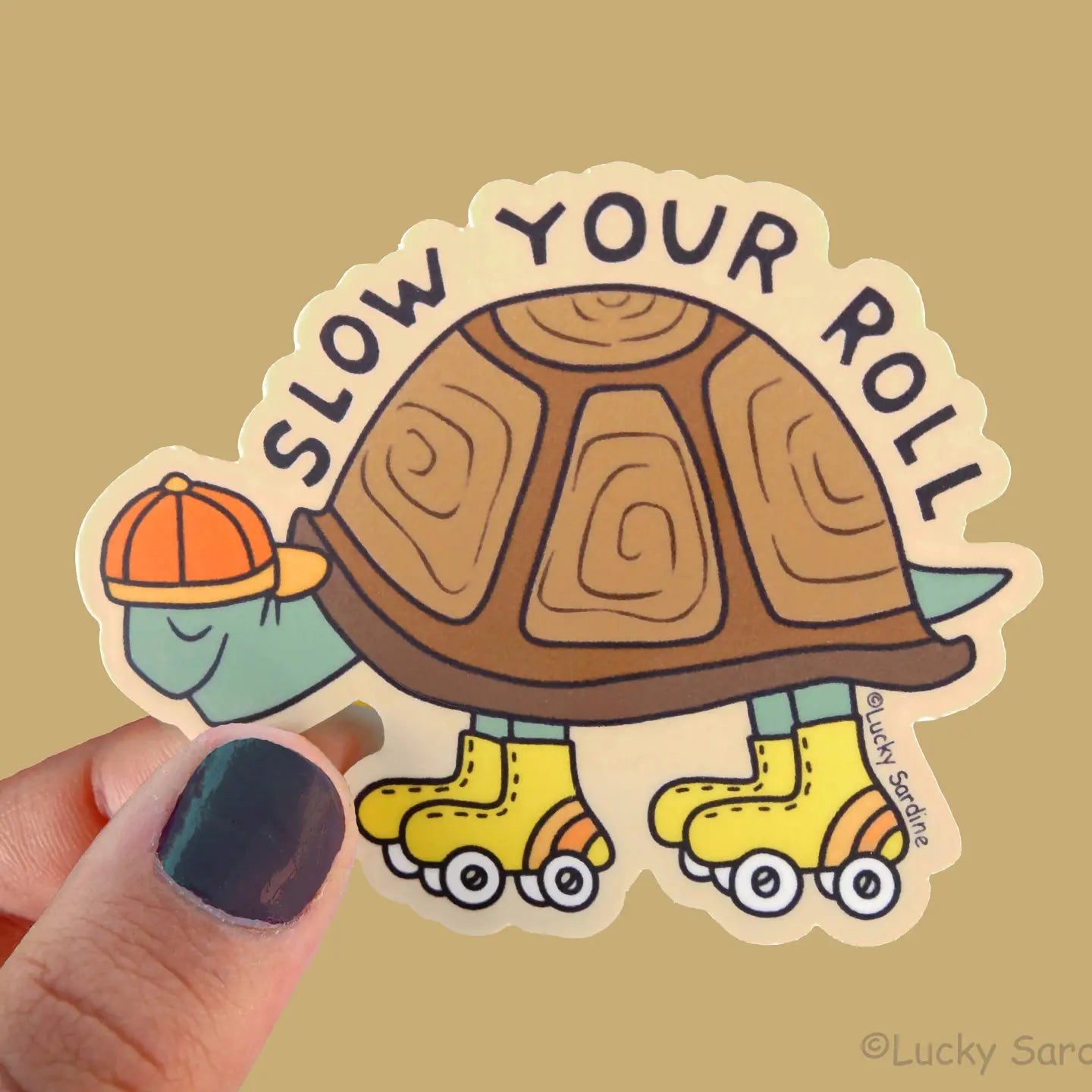 LS - Tortoise Skate Vinyl Sticker