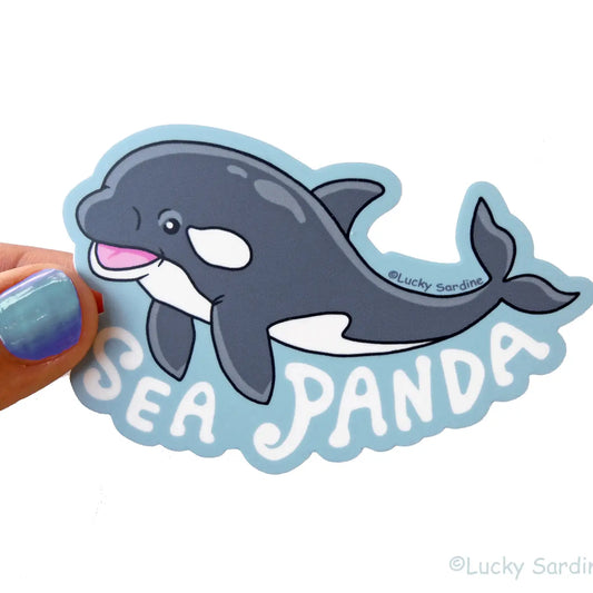 LS - Sea Panda, Orca, Vinyl Sticker