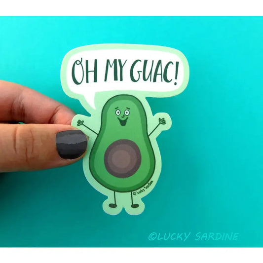 LS - Avocado Oh My Guac Vinyl Sticker