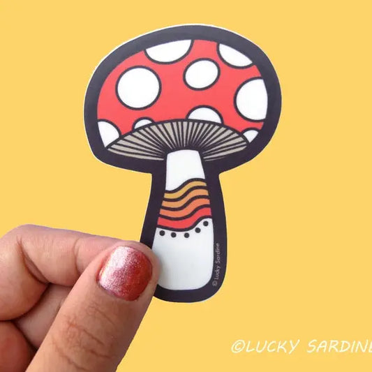 LS - Toadstool Vinyl Sticker