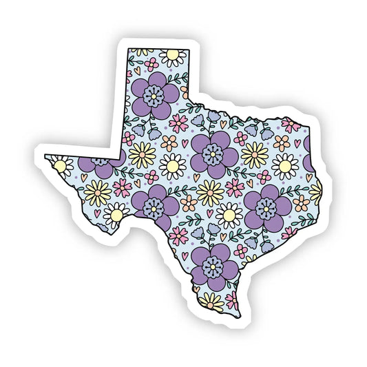 BM - Texas Floral Sticker