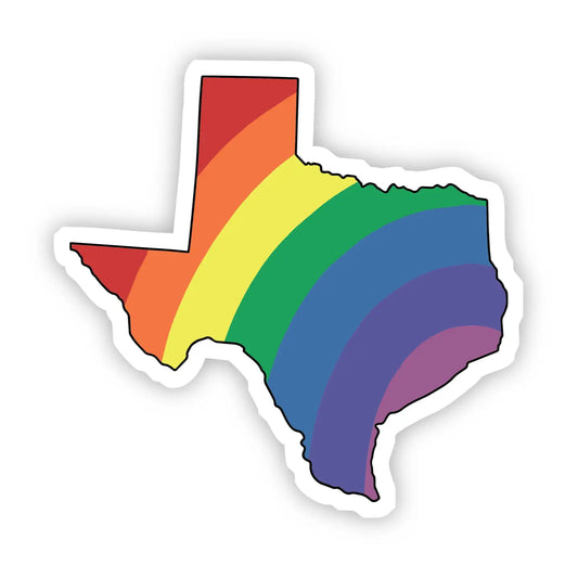 BM - Texas Rainbow Sticker