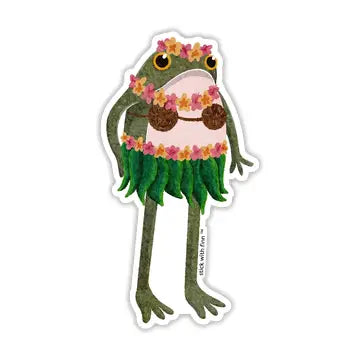 SWF - Hula Frogson Sticker