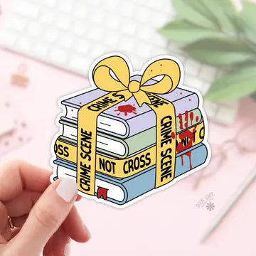 BLM - Crime Scene Books Stickers