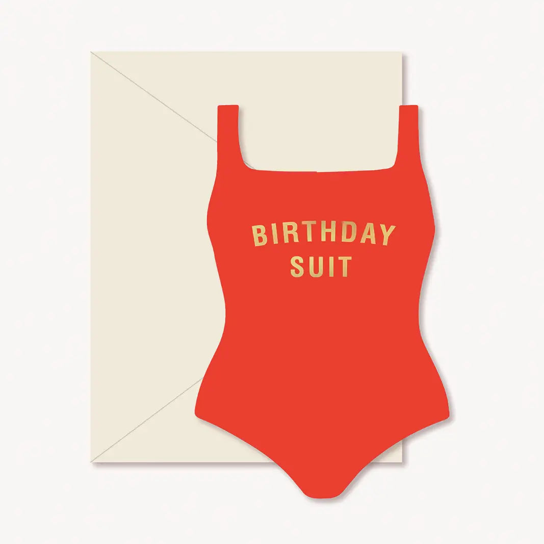 GPD - Birthday Suit Flat Greeting Card