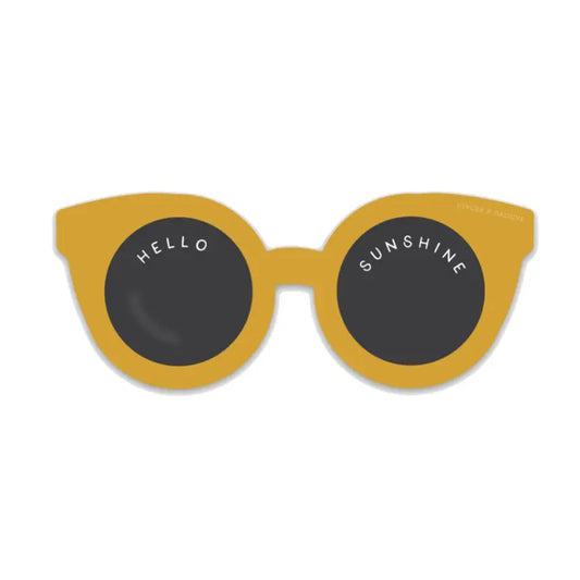 GPD - Hello Sunshine Sunglasses Vinyl Sticker