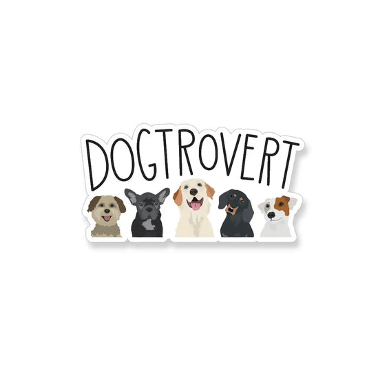 A2 - Dogtrovert Vinyl Sticker