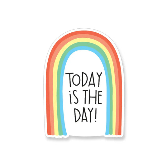 A2 - Today Is the Day, Rainbow Vinyl Sticker
