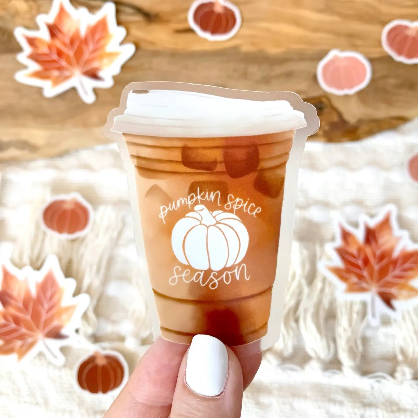 EBD - Pumpkin Spice Latte Season 3x2 in. Sticker