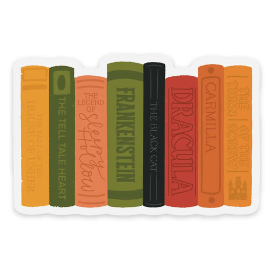 EBD - Clear Creepy Classics Sticker 3x2in