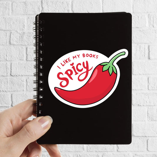 CS - I Like My Books Spicy Sticker