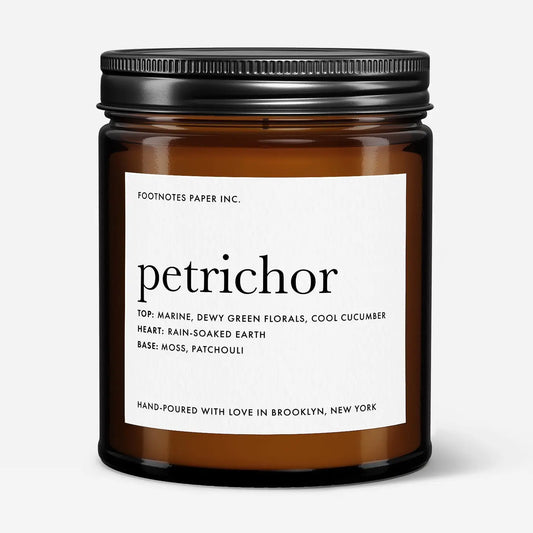 FN - Petrichor Candle - Fresh Rain, Earthy, Aromatic