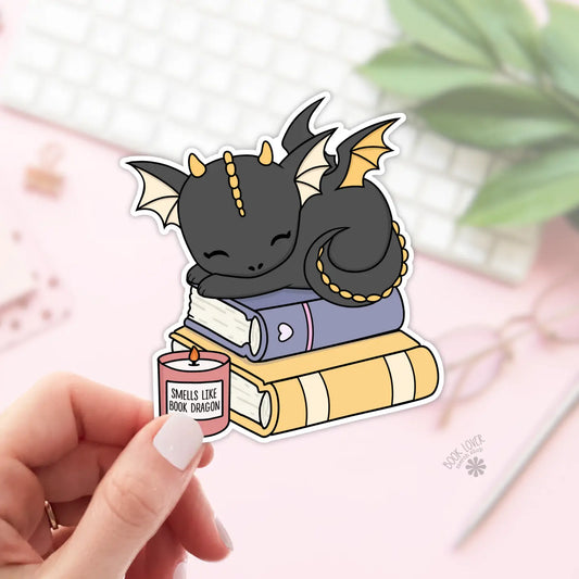BLM - Smells Like Book Dragon Sticker