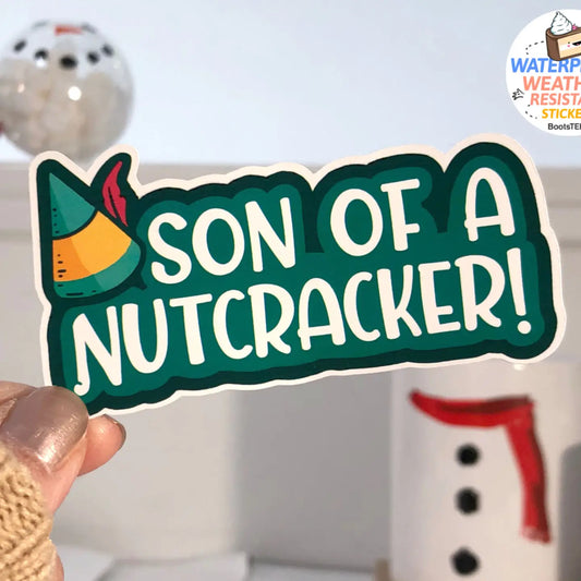 BT - Son of A Nutcracker Elf Sticker, 3"