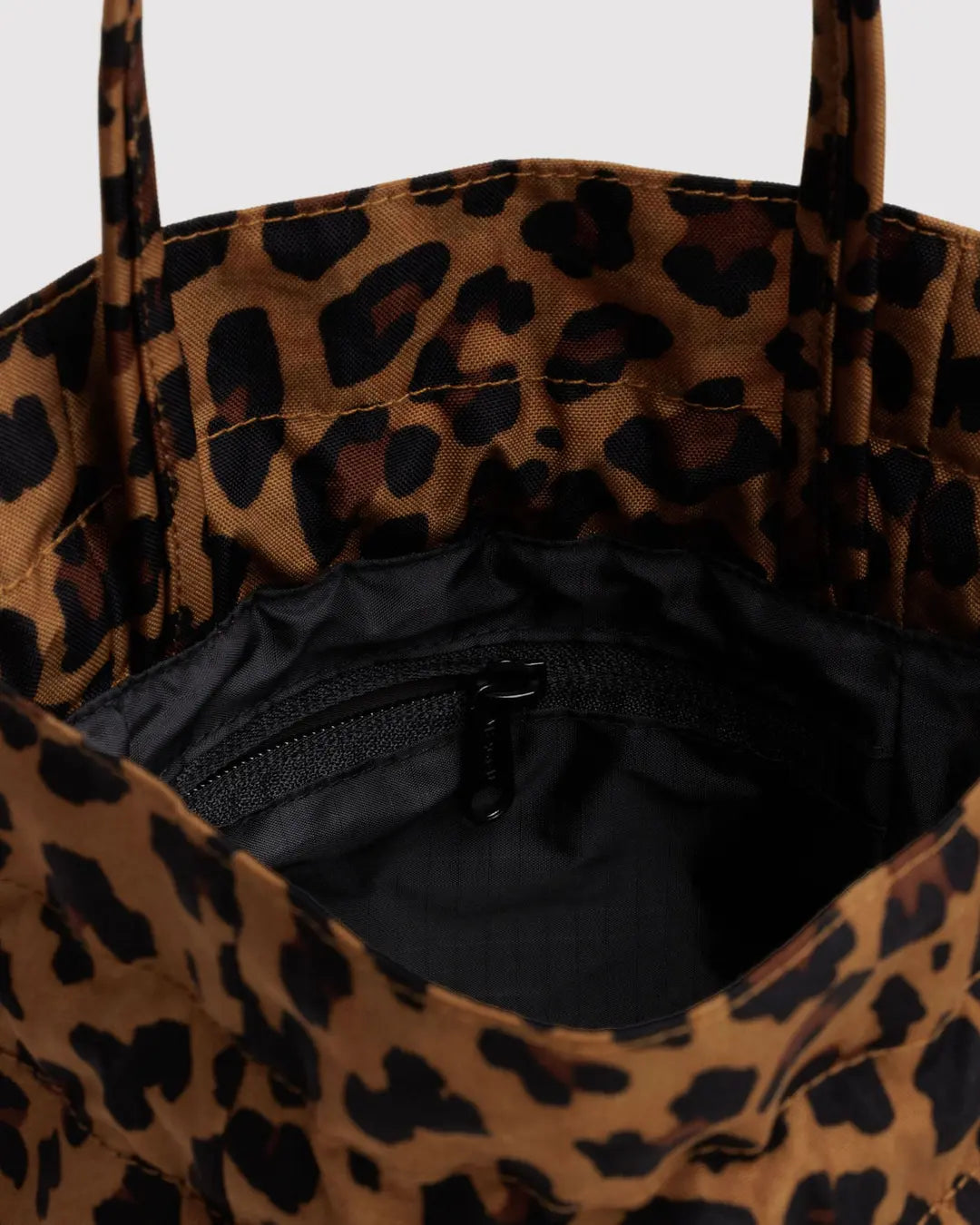 BAGGU - Nylon Drawstring Bag, Leopard